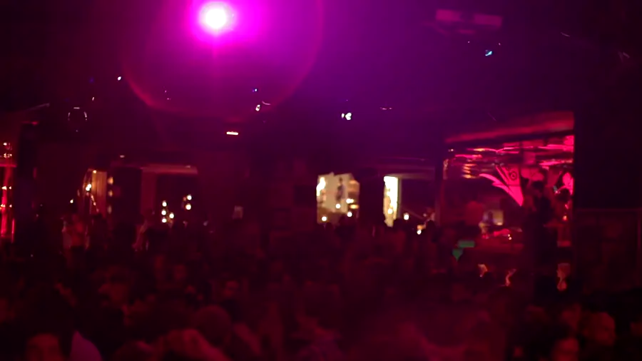 Vista de la discoteca desde arriba